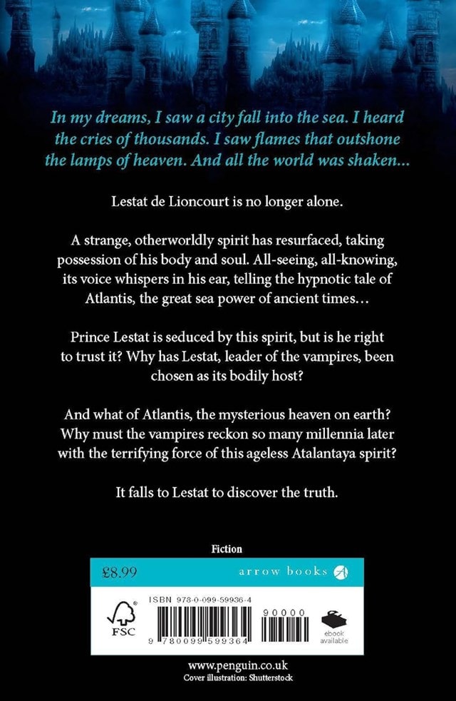 Prince Lestat & The Realms Of Atlantis: The Vampire Chronicles Book 12 Paperback By Anne Rice - 2