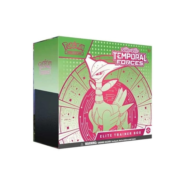Temporal Forces Walking Wake/Iron Leaves Elite Trainer Box Scarlet & Violet Pokemon Trading Cards - 2