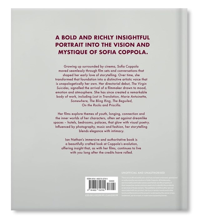 Sofia Coppola: The Iconic Filmmaker and Her Work Hardback By Ian Nathan - 5