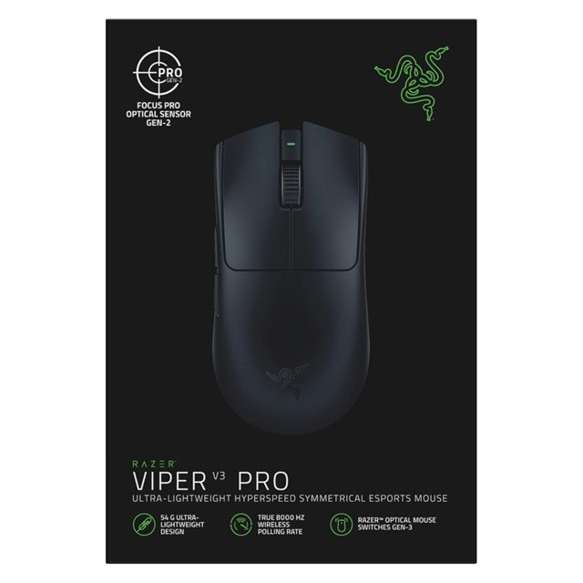 RAZER Viper V3 Pro HyperSpeed Wireless Optical Gaming Mouse - Black - 12