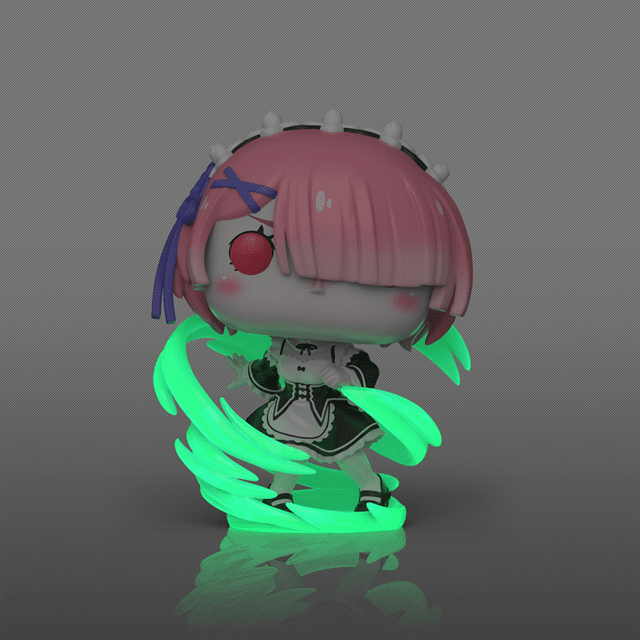 Glow In The Dark Ram Re:Zero hmv Exclusive Funko Pop Vinyl - 2