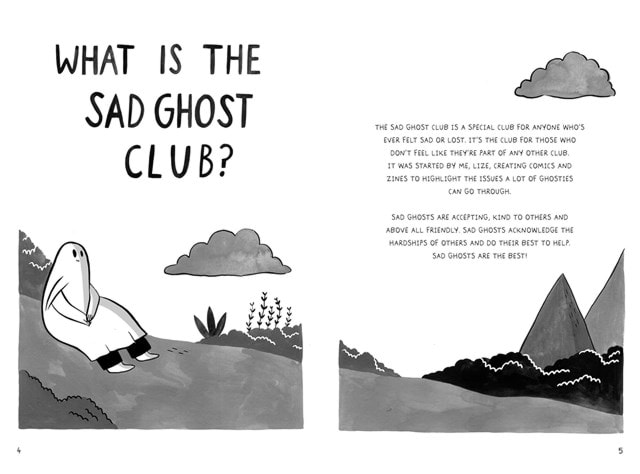 The Sad Ghost Club: A Hopeful Guide To Getting Through Bad Days Paperback By Lize Meddings - 2