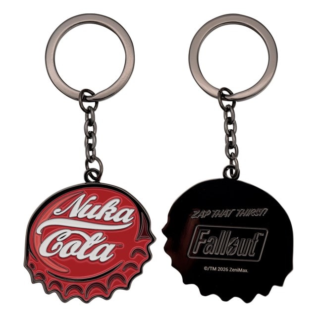 Nuka-Cola Keyring, Pin Badge & Playing Cards Fallout Gift Set - 2