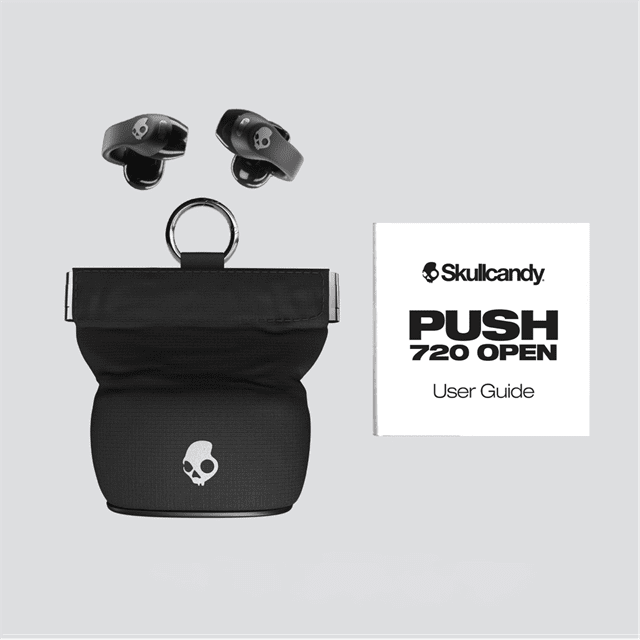 Skullcandy Push 720 Cement Grey Open Ear True Wireless Bluetooth Earphones - 9