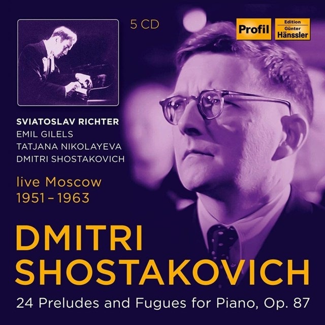 Dmitri Shostakovich: 24 Preludes and Fugues for Piano, Op. 87: Live in Moscow 1951-1963 - 1