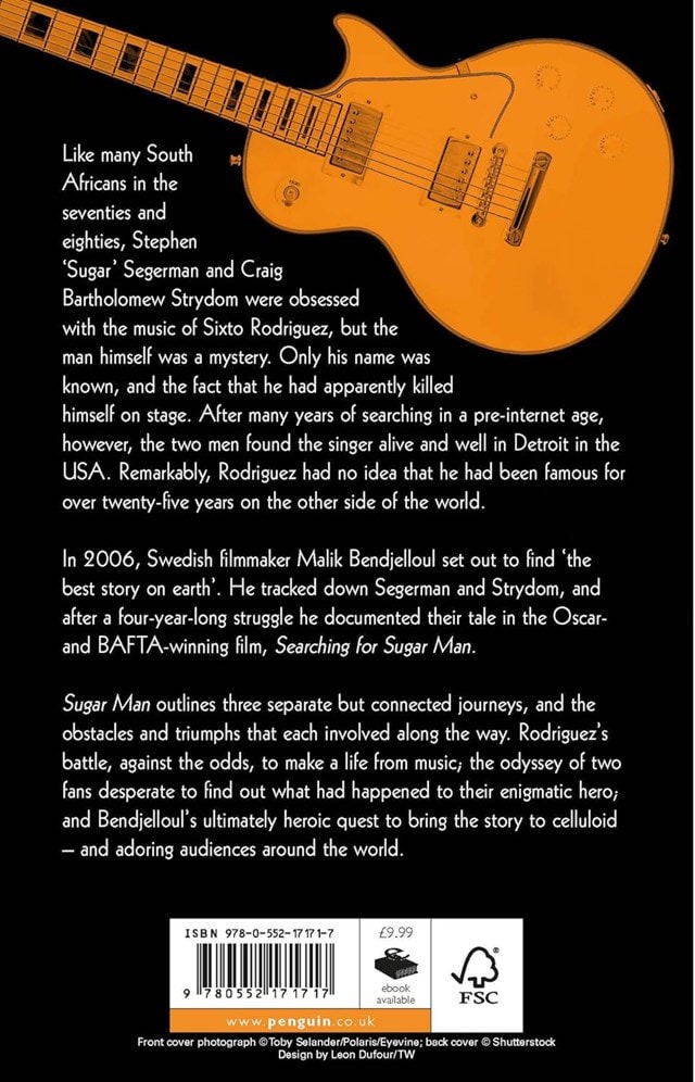 Sugar Man Paperback By Craig Bartholomew & Stephen 'Sugar' Segerman - 2