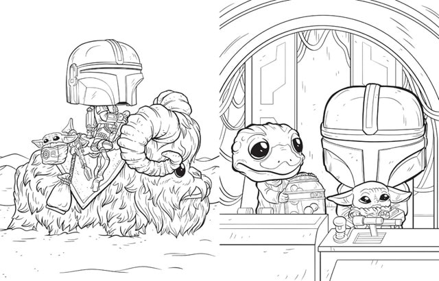 Star Wars: The Mandalorian: The Official Funko POP! Coloring Book By Austin Baechle - 5