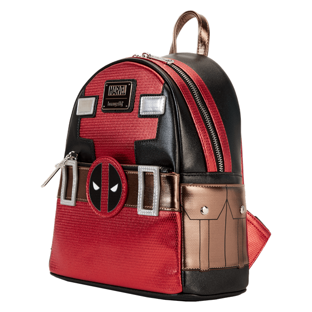 Metallic Collection Cosplay Mini Backpack Deadpool Loungefly - 2