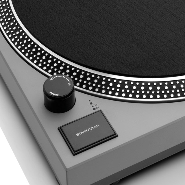 Lenco L-3810GY Grey Direct Drive Turntable - 6