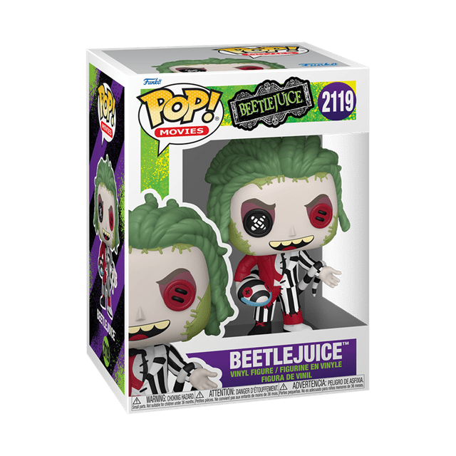 Patchwork Beetlejuice 2119 Beetlejuice Funko Pop Vinyl - 2