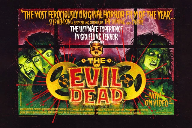 Evil Dead Original Theatrical Artwork Graham Humphreys 60cm x 90cm Fine Art Print - 1