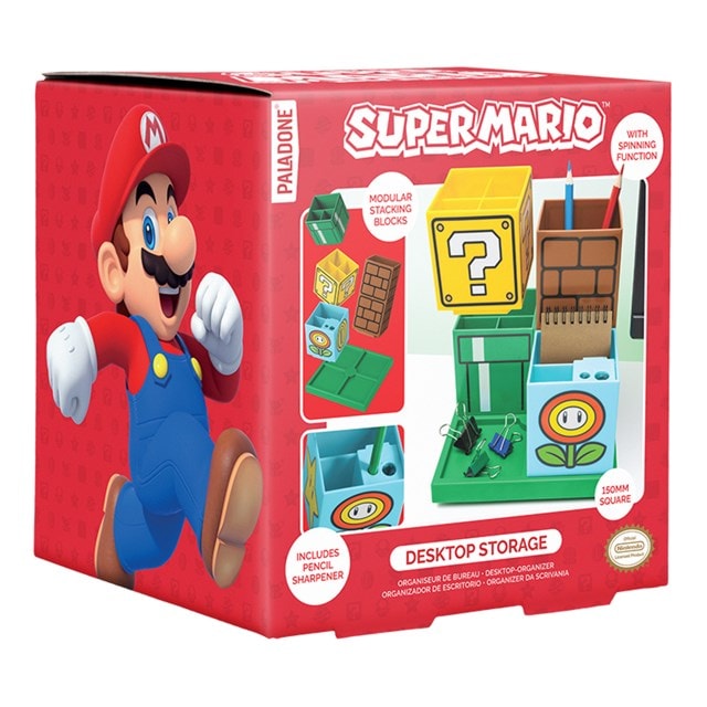 Super Mario Desktop Organiser Nintendo Stationery Holder - 5