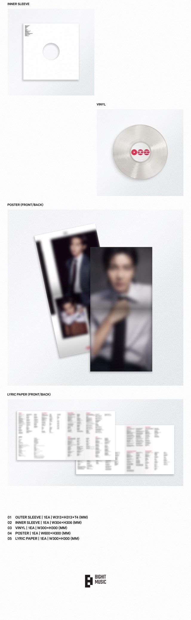 BTS 5th Album 'ARIRANG' (J-hope Member Ver.) hmv Exclusive Cream Vinyl - 3
