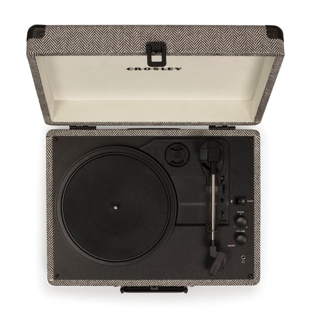 Crosley Cruiser Deluxe Record Player in Herringbone with Bluetooth