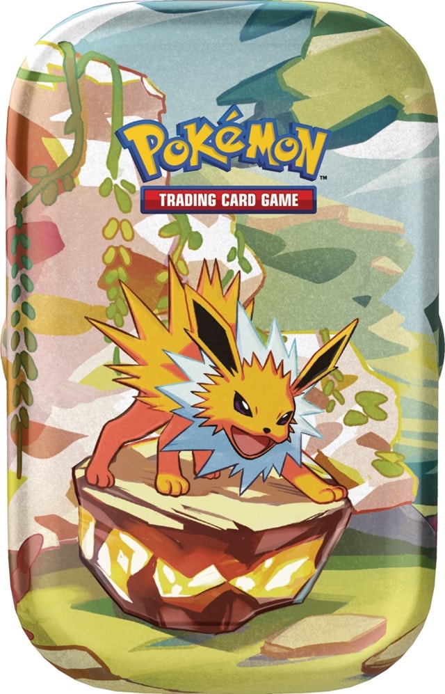 Scarlet & Violet 8.5 Prismatic Evolution Mini Tin Jolteon Pokemon Trading Cards - 2