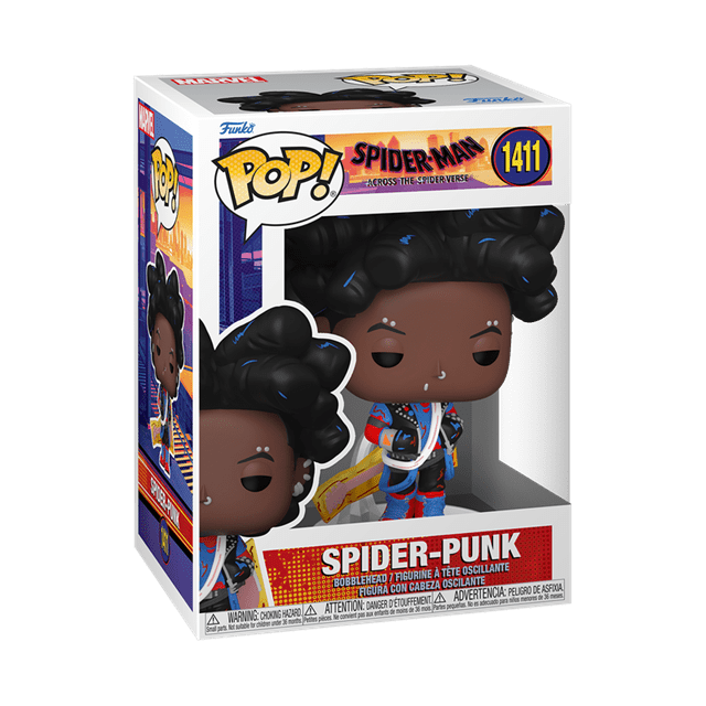 Spider-Punk Unmasked 1411 Spider-Man Across The Spider-Verse Funko Pop Vinyl - 2