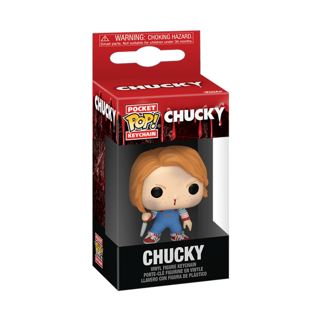 Chucky With Knife Funko Pop Vinyl Keychain - 2