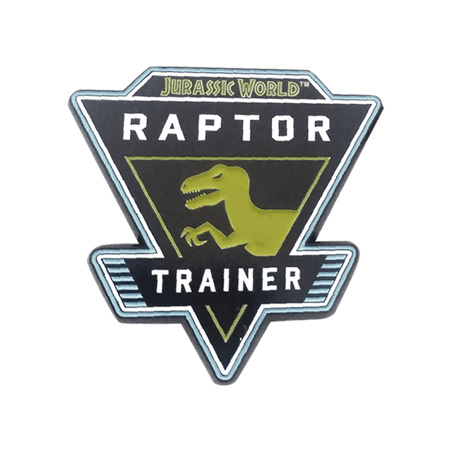 Jurassic World Raptor Trainer Pin Badge - 2