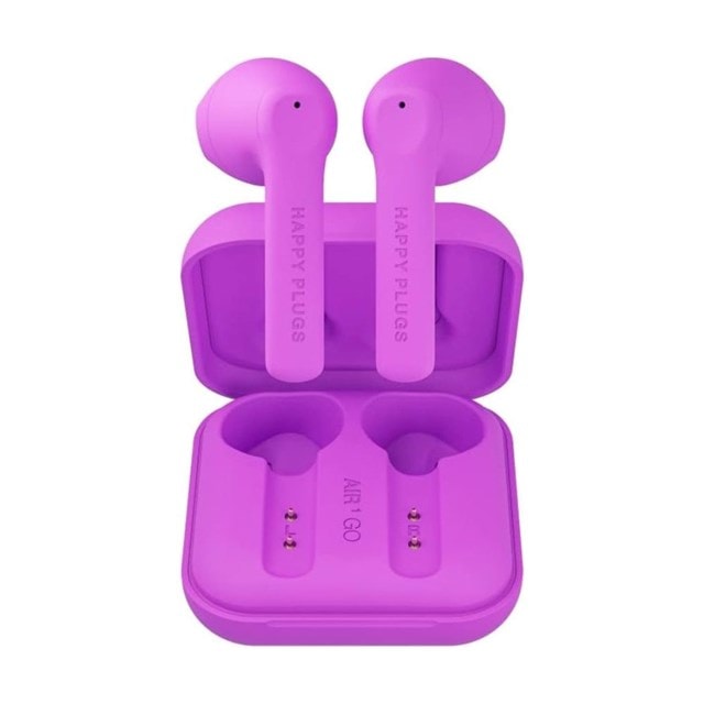 Happy Plugs Air 1 Go Purple True Wireless Bluetooth Earphones - 2