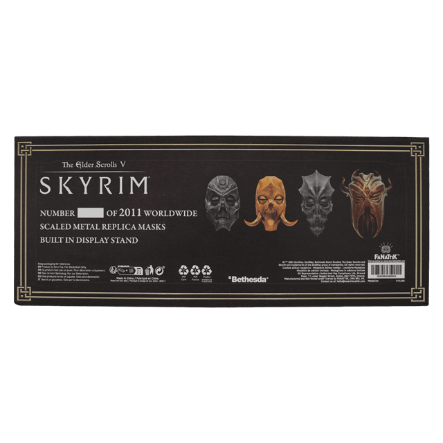 Skyrim Dragon Priest The Elder Scrolls V Mask Set Of 4 - 7