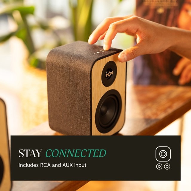 House Of Marley Uplift Bluetooth Bookshelf Speakers - 6