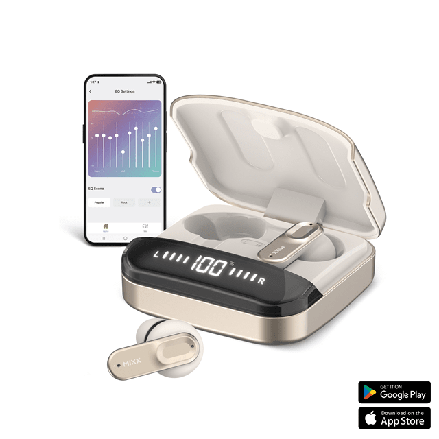 Mixx Audio Streambuds Ultra Mini Champagne Gold True Wireless Bluetooth Earphones - 4