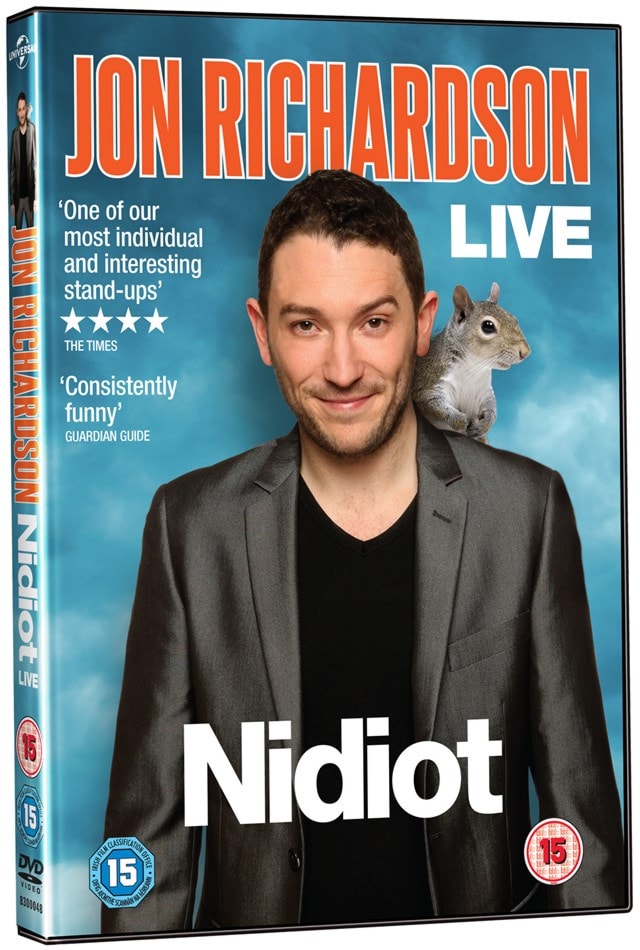 Jon Richardson: Nidiot | DVD | Free shipping over £20 | HMV Store