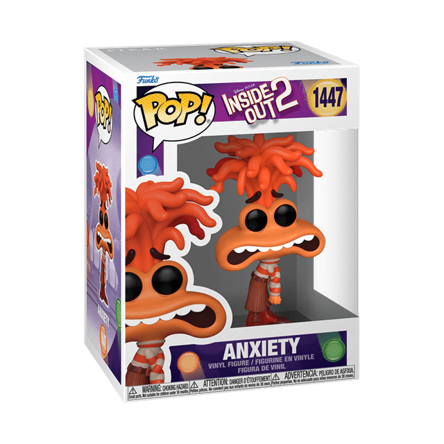 Anxiety 1447 Inside Out 2 Funko Pop Vinyl - 2