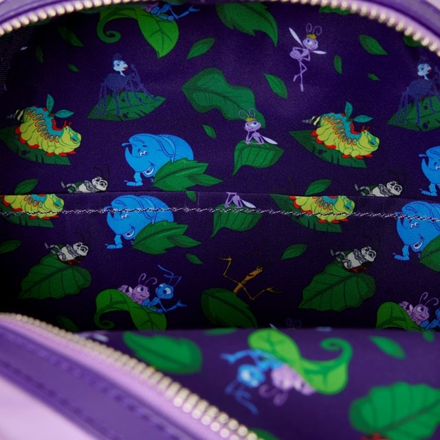 Princess Atta A Bug's Life Loungefly Mini Backpack With Headband - 3
