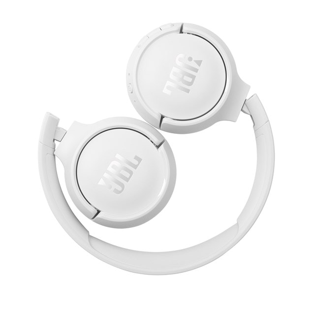 JBL T510BT White Bluetooth Headphones - 5
