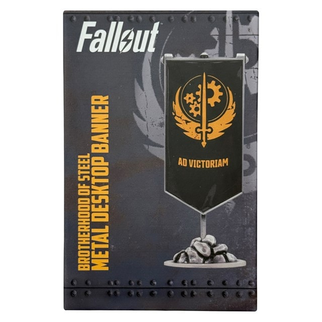 Brotherhood Of Steel Fallout Desktop Metal Banner - 4