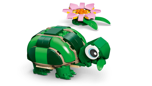 Turtle With A Water Lily Flower LEGO Creator 3-in-1 - 5