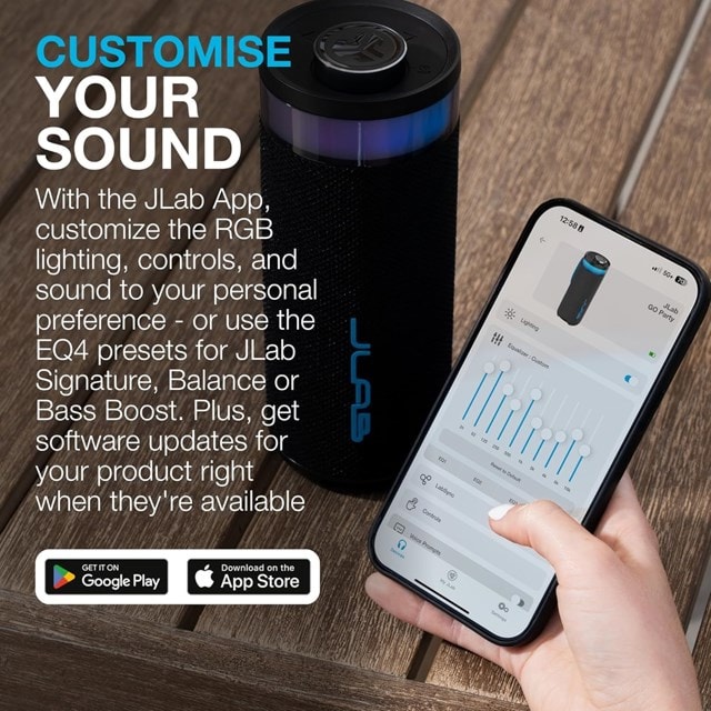 JLab Go Party Black Bluetooth Speaker - 4