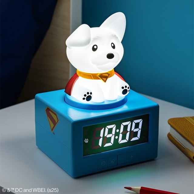Krypto Superman 2025 Icon Night Light Alarm Clock | HMV Store