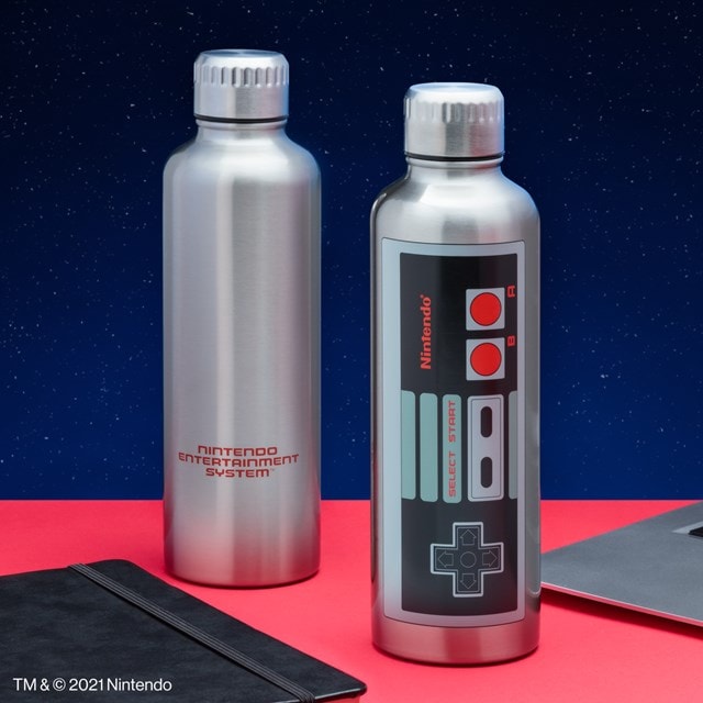 NES Nintendo Metal Water Bottle - 4