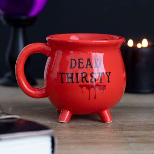 Dead Thirsty Cauldron Mug Red Mug - 4