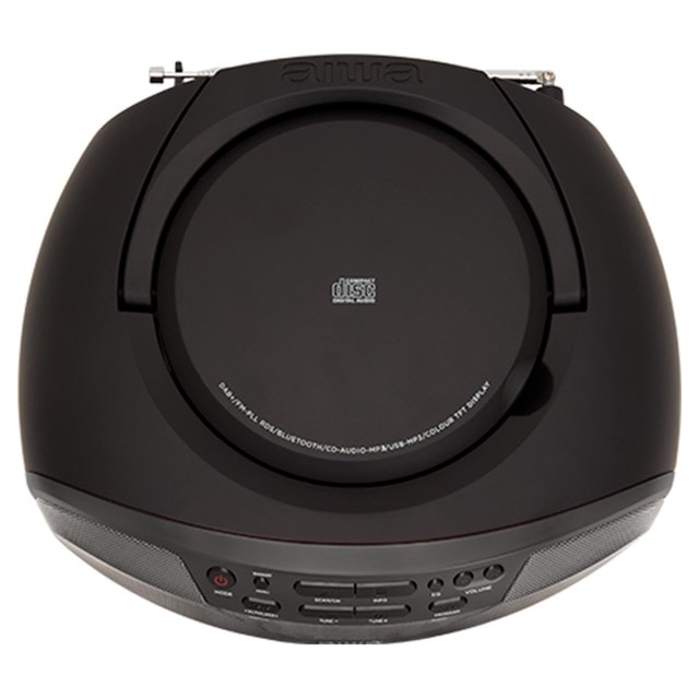 Aiwa BBTU-500DAB Black Bluetooth CD Player with DAB+/FM Radio - 3