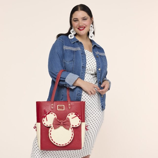 Minnie Mouse Rock The Dots Loungefly Tote Bag - 5