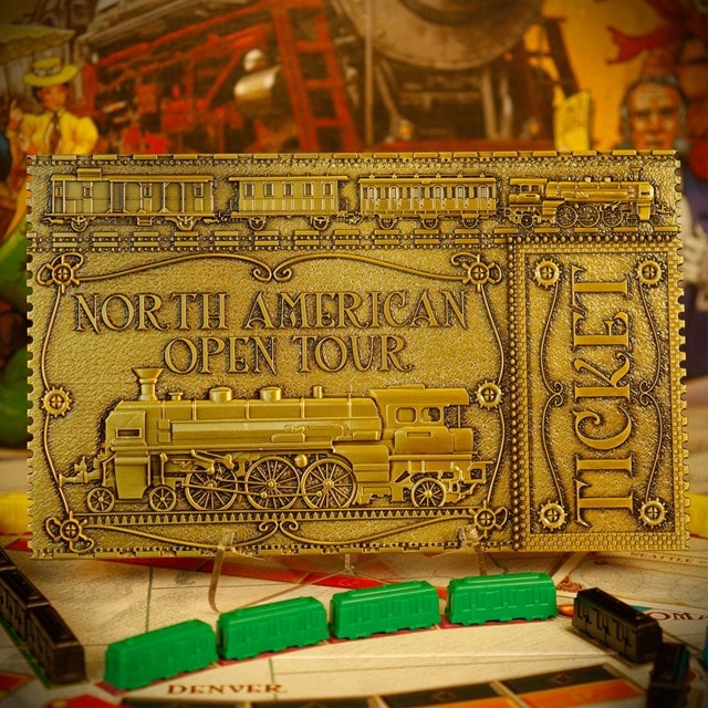 Ticket To Ride North American Open Tour Ticket Collectible - 2
