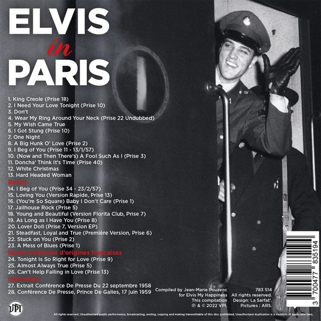 Elvis in Paris - 1