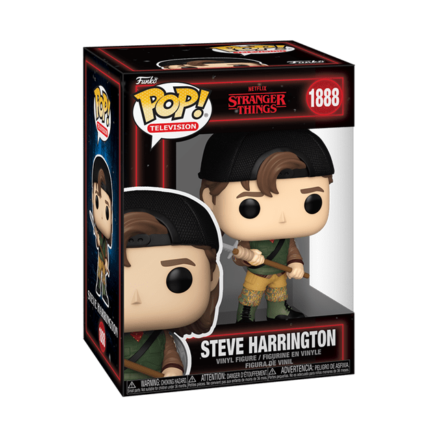 Steve Harrington With Spear 1888 Stranger Things 5 Funko Pop Vinyl - 2