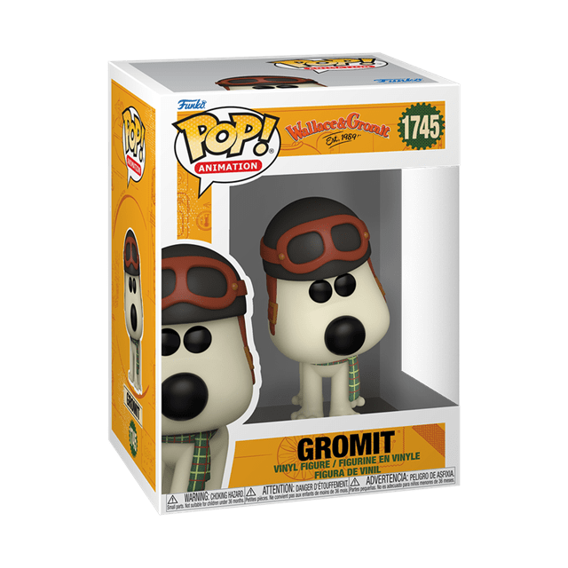 Gromit With Aviator Hat 1745 Wallace & Gromit Funko Pop Vinyl - 2