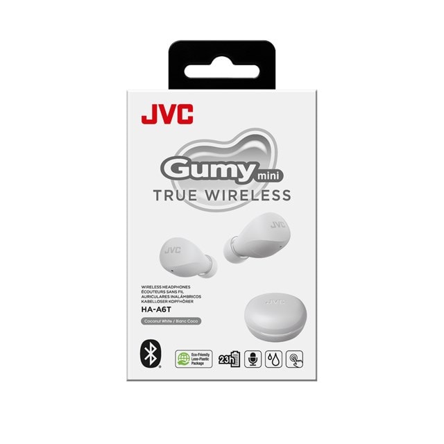 JVC Gumy White True Wireless Bluetooth Earphones - 6