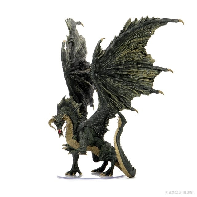 Adult Black Dragon Dungeons & Dragons Icons Of The Realms Premium Figurine - 1