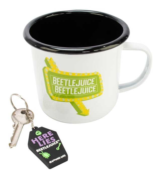 Beetlejuice Enamel Mug & Keyring - 1
