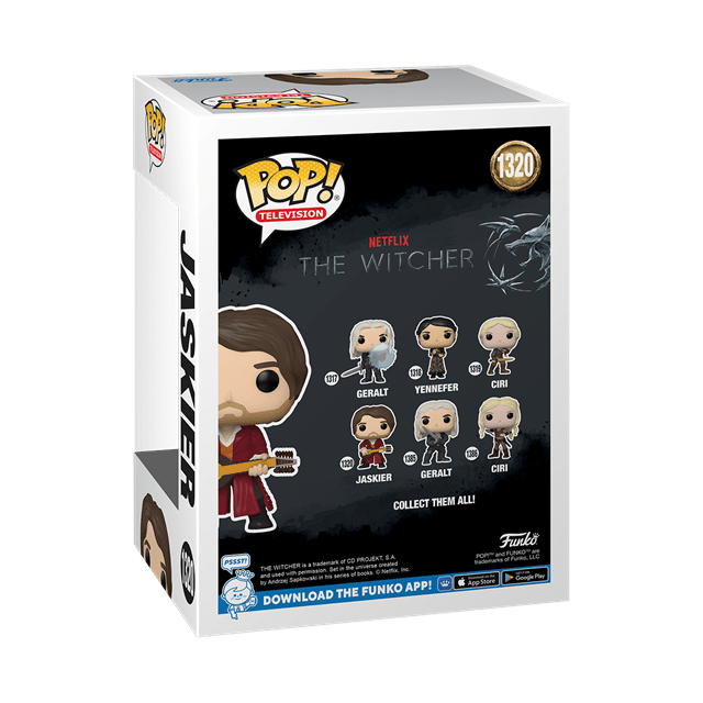 Jaskier With Chance Of Chase (1320) The Witcher Pop Vinyl - 3