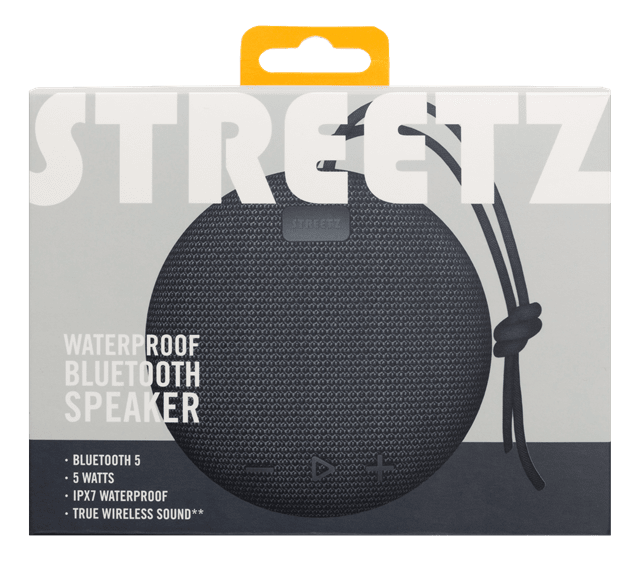 Streetz 5W Black Bluetooth Speaker - 5