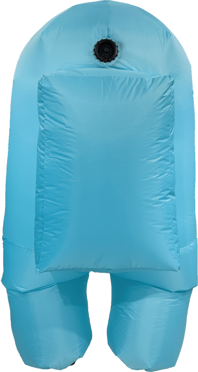 Among Us: Cyan (Size 2 Kids) Official Inflatable Costume - 4