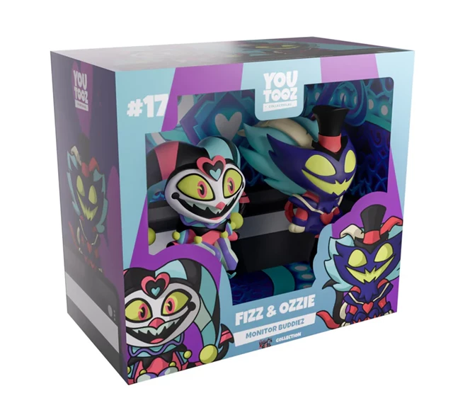 Fizz & Ozzie Helluva Boss Monitor Buddiez Youtooz Figurines - 3