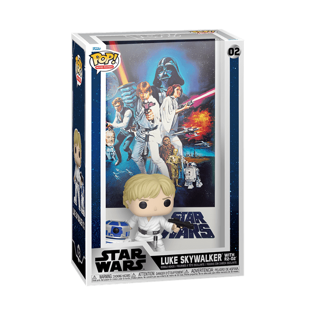 Luke Skywalker With R2-D2 (02) Star Wars A New Hope Pop Vinyl Movie Poster - 2